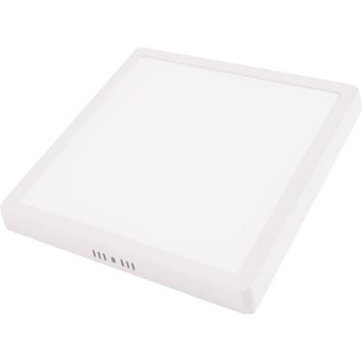 Plafon Fita LED Quadrado de Sobrepor 18W 4000K Luz Neutra Branco Tramontina