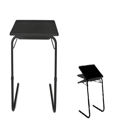 Mesa Dobrável para Notebook Multiuso Ajustável Estrutura em Aço 52cm Preto