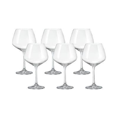 Jogo de 6 Taças para Gin Tônica Aroma em Cristal Ecológico 580ml Transparente Haus Concept