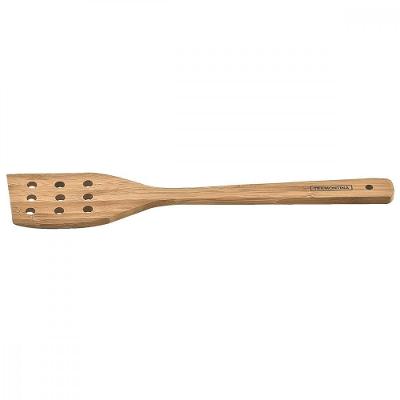 Espátula com Furos Tramontina Utilínea em Bambu Natural para Cozinha Marrom
