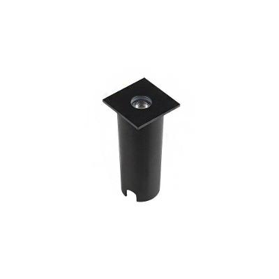 Embutido de Solo LED Pinne 6971 Quadrado 3W 30 graus  Preto 3000K Nordecor Iluminação