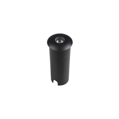 Embutido de Solo LED Pinne On 6975 Redondo 3W Bivolt Preto 3000K Nordecor Iluminação