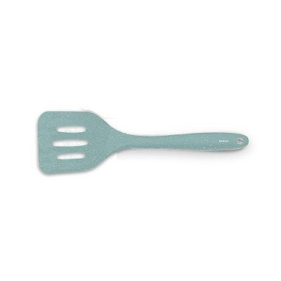 Espátula Vazada de Silicone Flex 29cm para Preparos Diários Verde Brinox
