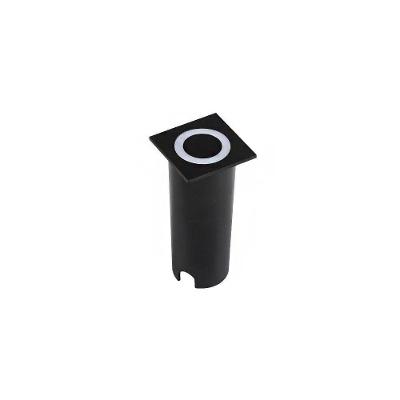 Embutido de Solo LED Siva Ring 6973 Quadrado 3W 360 graus  Bivolt Preto Nordecor Iluminação