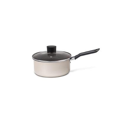 Panela com Tampa Ceramic Life Naturalle Antiaderente Alumínio 1,75L Champagne Brinox