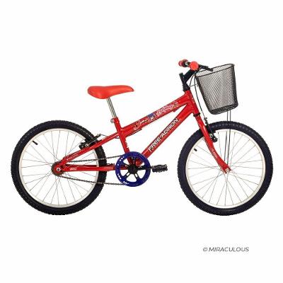 Bicicleta Infantil Aro 20 Lady Bug & Miraculous V-Brake Vermelho Coke Free Action