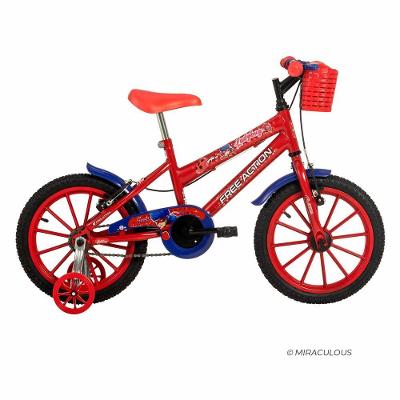Bicicleta Infantil Lady Bug & Miraculous Aro 16 V-Brake Vermelho Coke Free Action