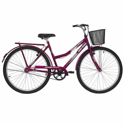 Bicicleta Soberana Urbana Transporte Aro 26 Quadro Aço 1 Marcha Mormaii Violeta