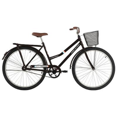 Bicicleta Paradise Urbana Aro 26 Quadro Aço 1v Contra Pedal Free Action Preto Brilho