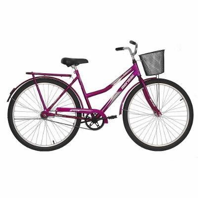 Bicicleta Soberana Urbana Transporte e Passeio Aro 26 Quadro Aço 1v Violeta Mormaii