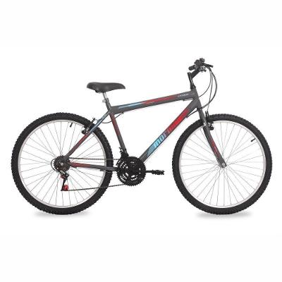 Bicicleta Storm Mountain Bike Aro 26 Quadro Aço 18 Marchas Grafite Mormaii