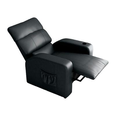 Poltrona Reclinável Mx-67 Pulse com Porta Copos Corino Preto Loja Sheep