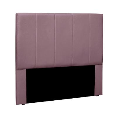 Cabeceira Solteiro Anya para Cama Box Estrutura MDF-MDP Estofada em Veludo Violeta Escuro Loja Sheep