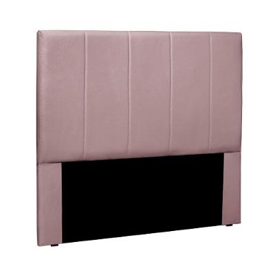 Cabeceira Casal Anya 140cm para Cama Box Estofada em Veludo Lilás Loja Sheep