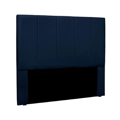 Cabeceira King Anya para Cama Box Estrutura MDF Estofada Suede Azul Loja Sheep