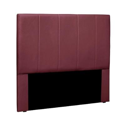 Cabeceira Cama Box Casal 140cm Anya Estofada Madeira Veludo Púrpura Loja Sheep