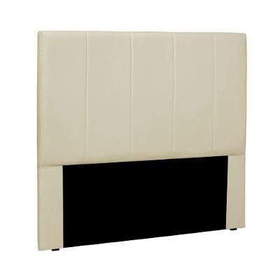 Cabeceira Casal King Anya para Cama Box Estrutura MDF-MDP Estofada Veludo Creme Loja Sheep