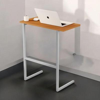 Mesa para Notebook Thor sem Gavetas em MDF-MDP 60cm Nature e Cinza SAL Movelaria