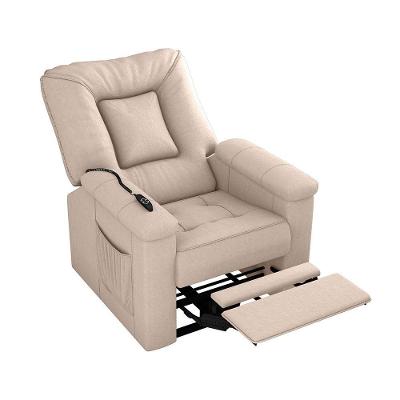 Poltrona Reclinável Elétrica Mx-40 Porsche Suede Bivolt Bege Loja Sheep