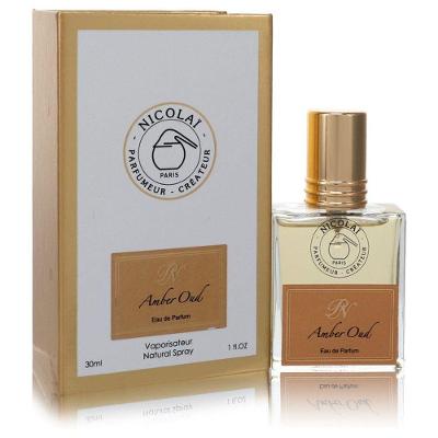 Eau de Parfum Amber Oud Masculino 30ML Nicolai Perfume Elegante para Todas as Ocasiões