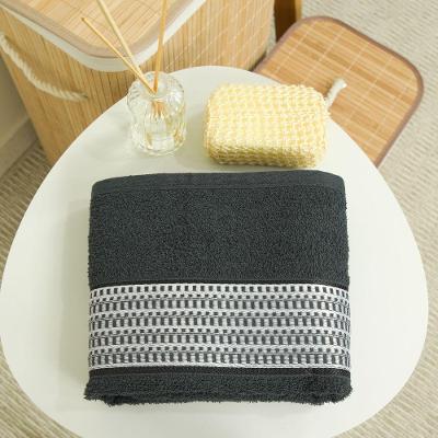 Toalha de Banho Urbane 145x75cm Algodão 360g-m2 Macia Preto Valle Distribuidora