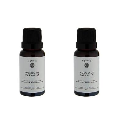 Kit 2 Óleos Concentrado Musgo de Carvalho 20ML para Aromatização de Ambientes L'envie