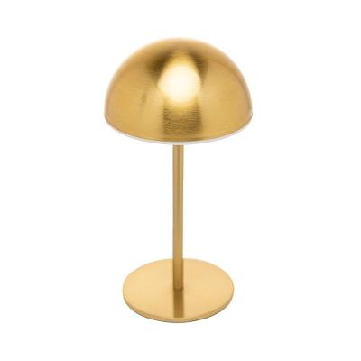 Luminária de Mesa Led Eclipse 3 Tons de Luz com Usb 7,5 X 17cm Dourada Lyor