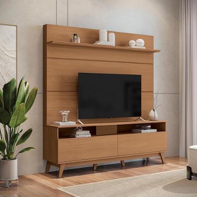 Estante Home para Tv T270-CN com 2 Portas em MDP 180cm Marrom Kappesberg