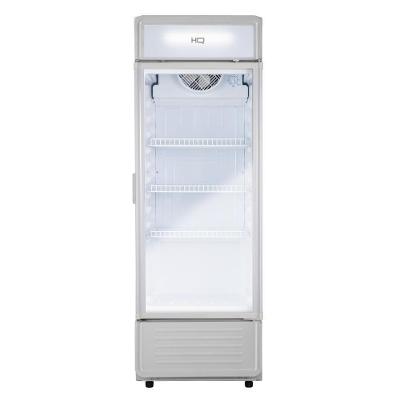 Refrigerador Expositor Vertical Porta De Vidro HQ 225 Litros Cinza HQ-225REVPVX 110V