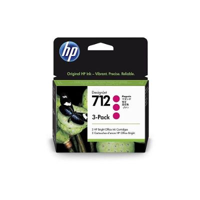 Cartucho De Tinta Hp 712 Magenta Pluk 29Ml 3 Unid