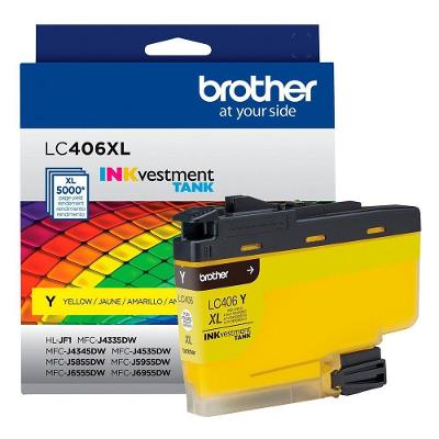 Cartucho De Tinta Brother Amarelo 5K - Lc406Xlys