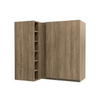 Armário Aéreo p/ Cozinha Canto Reto Maxxi G768 1 Porta 98cm Nogal - Kappesberg - 1