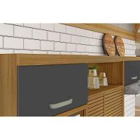 Armário Aéreo Cozinha Modulado  Princesa c/ 2 Portas Freijo/Off White - Nesher - 8