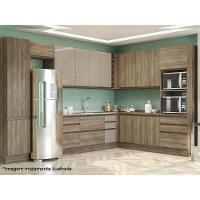 Armário Aéreo Cozinha Modulado  Maxxi G769 c/ 1 Porta Basculante Nogal - Kappesberg - 4