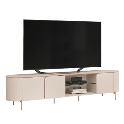 Rack Bancada De 75 Pol 241cm Ariane D04 Off White/dourado - Mpozenato