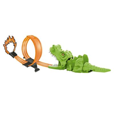 Pista de Carrinhos Pista Dino Lançador C Looping com Dinossauro Infantil DM Toys