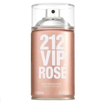 Body Spray Feminino 212 Vip Rosé Desodorante 250ML para o Corpo Carolina Herrera
