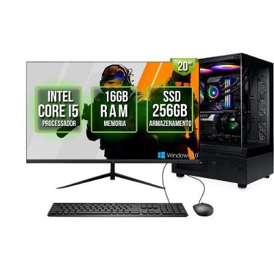 Computador Gamer Completo Intel Core I5 16GB Ram Ssd 480GB Windows 10 Brazil PC