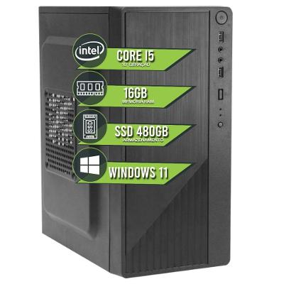 Computador Intel Core I5 10400F 10a Geração 16GB Ddr4 Ssd 480GB Windows 11