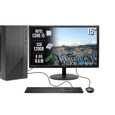 Computador Completo Core I5 8GB SSD 120GB Windows 10 Brazil PC