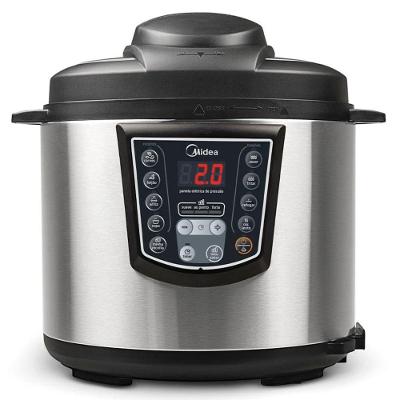 Panela de Pressão Elétrica Digital Midea Inox 6L 1000W com Timer 110V