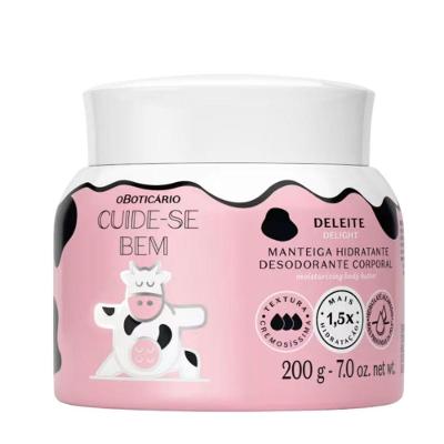 Manteiga Hidratante Desodorante Corporal Cuide-Se Bem Deleite Textura Cremosa 200g o Boticário
