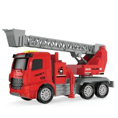 Caminhão de Bombeiro de Brinquedo City Truck com Fricção Luz e Som Plataforma Ajustável Yes Toys