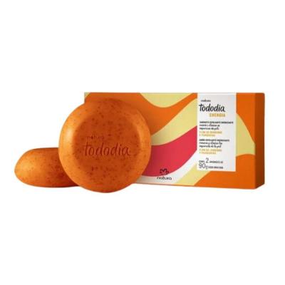 Sabonete em Barra Esfoliante Tododia Flor de Gengibre e Tangerina 2x90g Natura