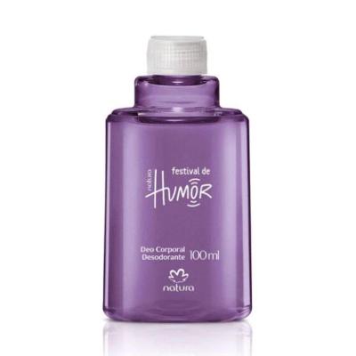 Refil Desodorante Corporal Humor Festival Feminino 100ML Protege e Potencializa Perfumação Natura