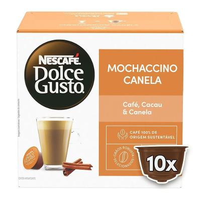 Cápsulas de Café Nescafé Dolce Gusto Mochaccino Canela Caixa 10 Unidades