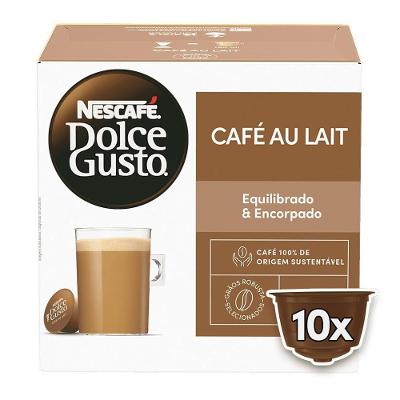 Cápsulas de Café Nescafé Dolce Gusto Café Au Lait Caixa com 10 Unidades