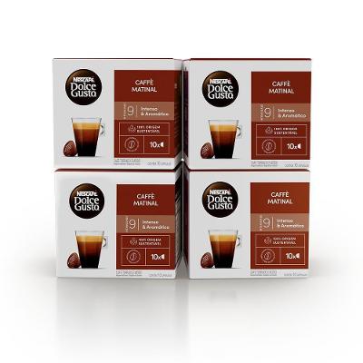 Kit Cápsulas de Café Caffè Matinal Longo Intensidade 9 40 Unidades Dolce Gusto