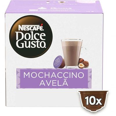 Cápsulas de Café Mochaccino Avelã Nescafé Dolce Gusto 10 Unidades