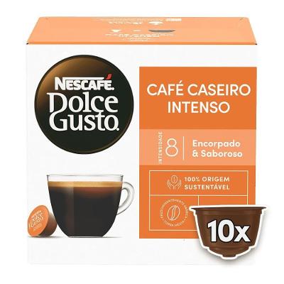Cápsulas de Café Caseiro Intenso Nescafé Dolce Gusto 10 Unidades para Máquina